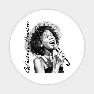 Whitney Houston 80s 90s Music Magnet